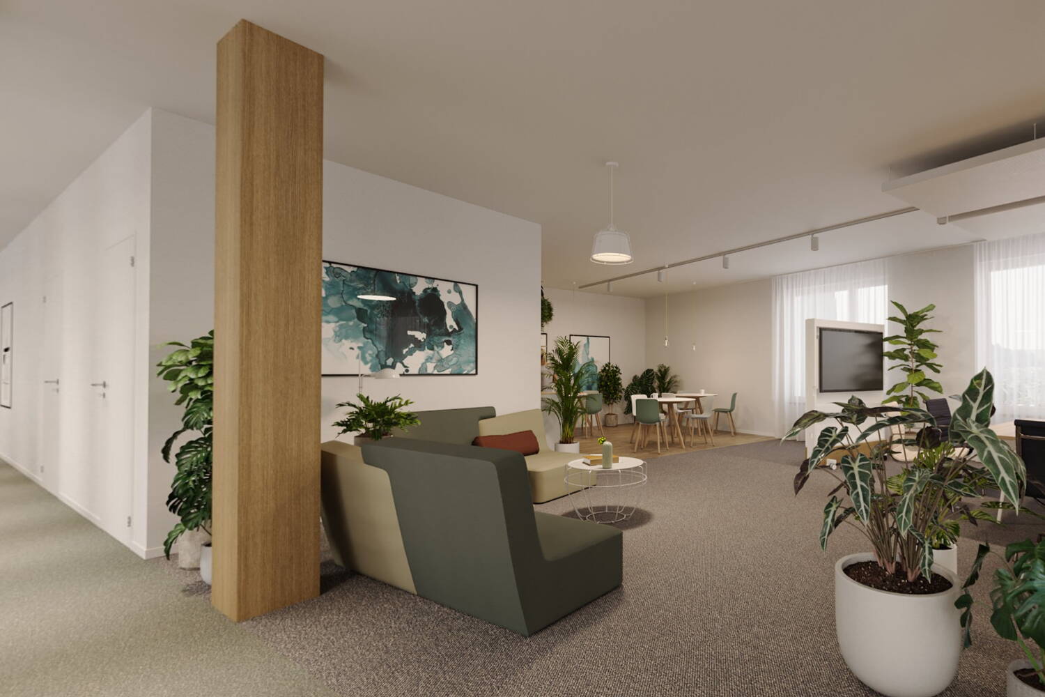 vitaone Büro Szene Lounge