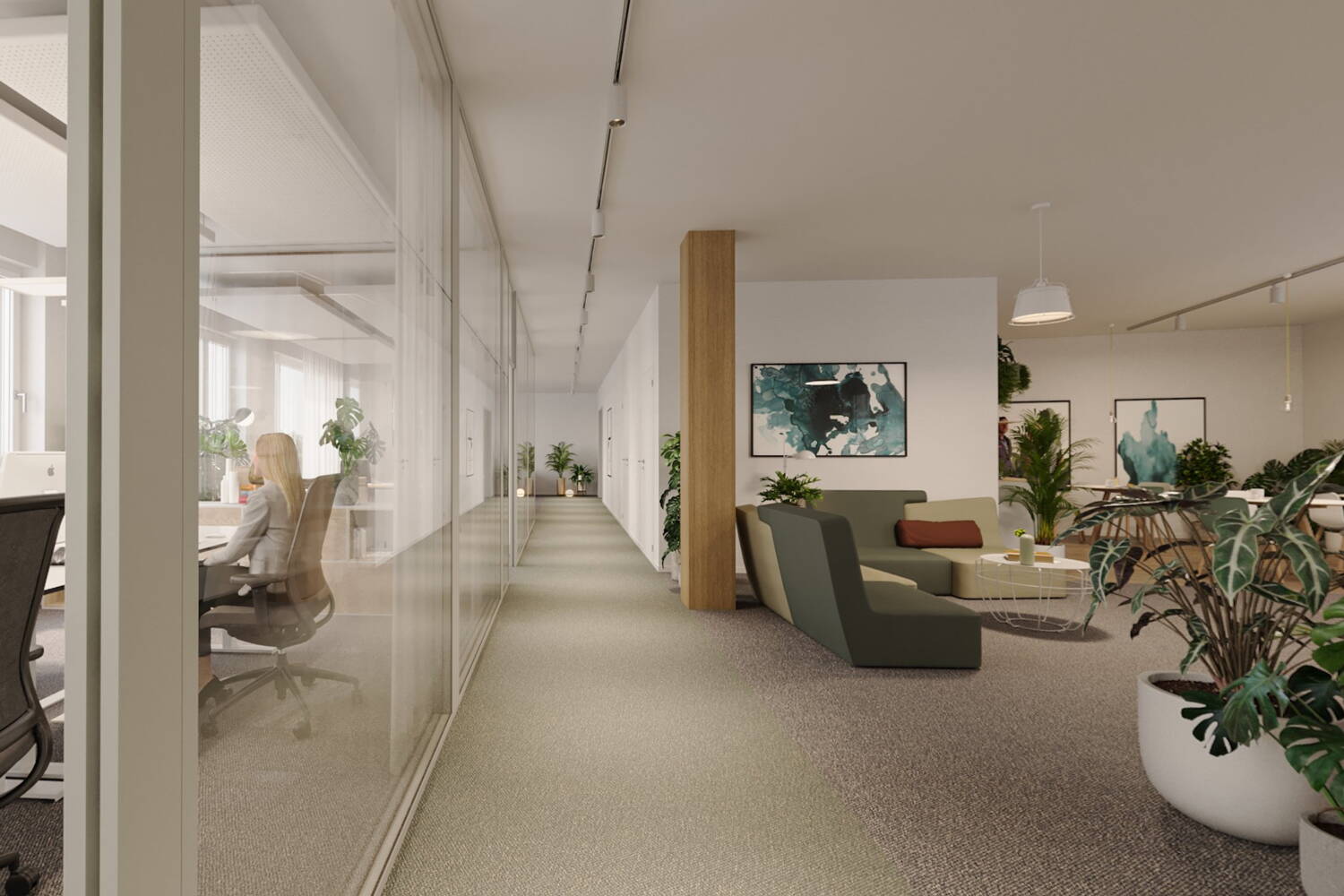 vitaone Büro Openspace, Grossraumbüro